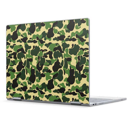 Green Street Camo Pixelbook Skin
